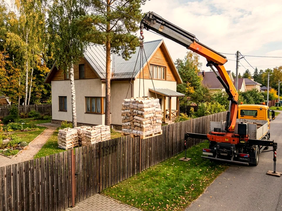 Круговая поленница holzhausen, Новокузнецк, улица Зелёная, 24